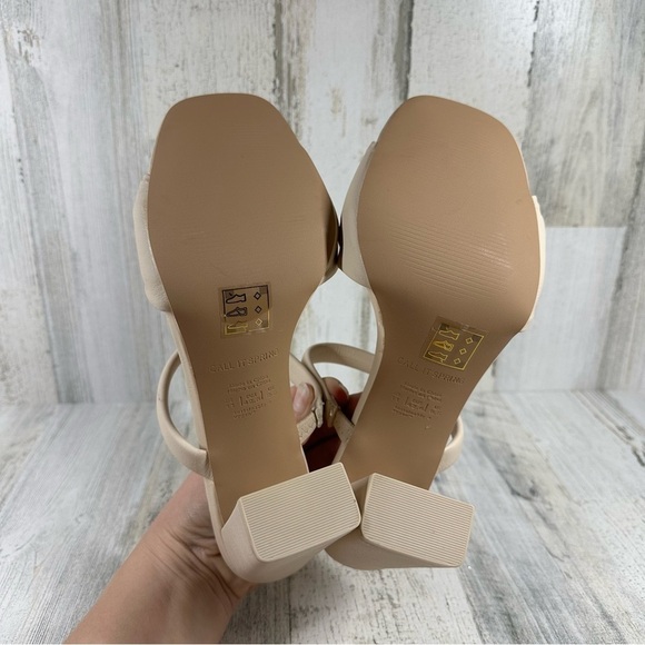 New CALL IT SPRING RHIA Twisted Flat Toe High Block Heel Sandals #786 - Picture 8 of 11